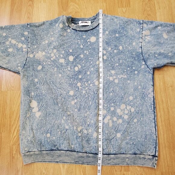 Drifter Yameyo Bleach Splash Sweatshirt size Medium in Blue - Picture 10 of 14